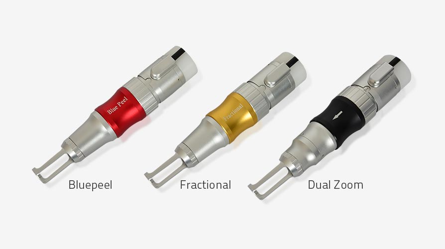 Fouri by Bluecore Company - Bluepeel, Fractional & Dual Zoom Handpieces